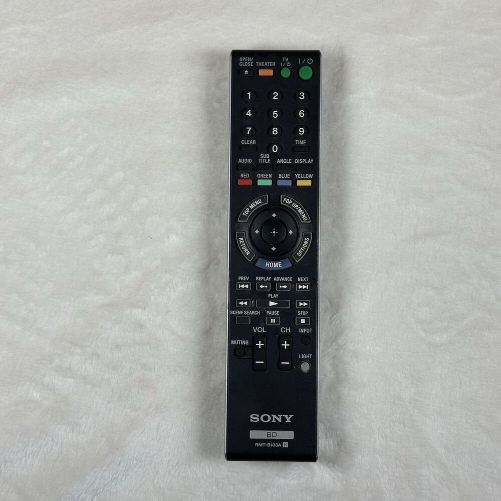 Sony BD RMT-B103A Remote Control For RMT-B102A RMT-B103A 148064911‎ Blu-ray